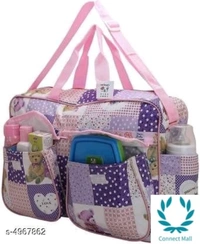 Comfy Baby Diaper Bag - L XW X H:(35 X40 X22)cm, Premium Rexine, Baby Diaper Bag, Pack Of:1